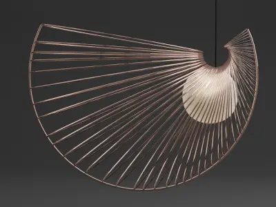 Pearl Pendant Low-poly 3D model