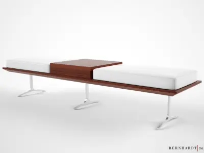 Bernhardt Design Argon bench 3D model