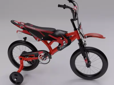 Bicycle Low-poly 3D model