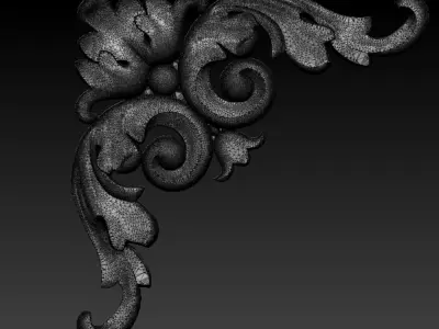 Corner decor03 3D model