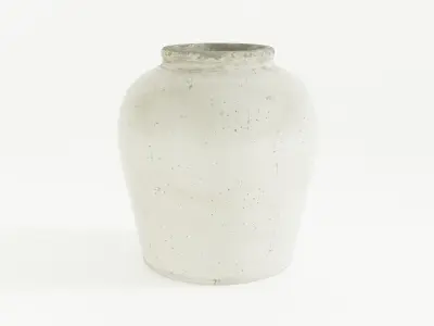 Exquisite Ceramic Vase - Premium 3D Model for Interior Elegance 3D model