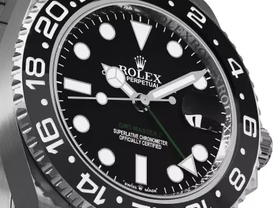Rolex GMT-Master II Bruce Wayne 3D model