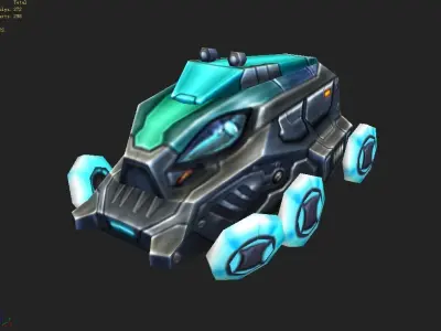 Running business - front 3D model