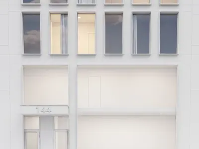 Modern building fasade 3 3D model