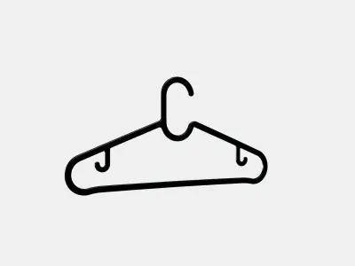 SPRUTTIG Hanger Low-poly 3D model