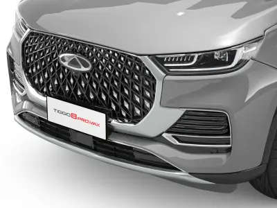 2024 Chery Tiggo 8 Pro Max With Interior 3D model