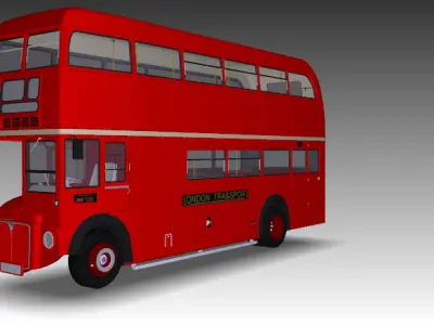AEC Front Entranced Routemaster 3D model