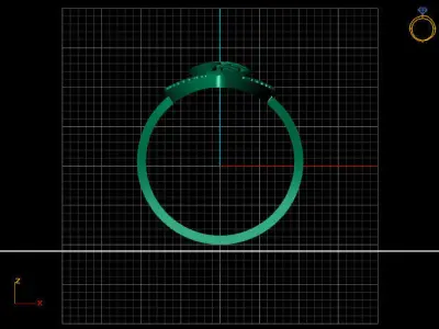 Women Ring STL Womens Ring 3d models 3D print model 3D print model 9