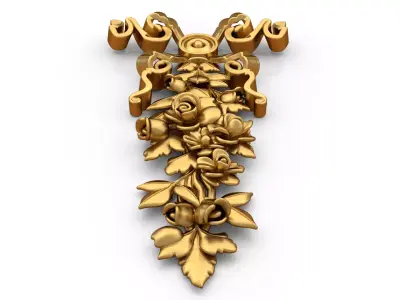 carved classic decorative ornament cnc 3d printing stl 14 3D print model
