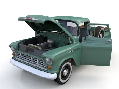 Chevy 3100 Steepside Pickup 1955 3D model