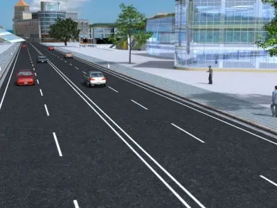 City Street 3D model