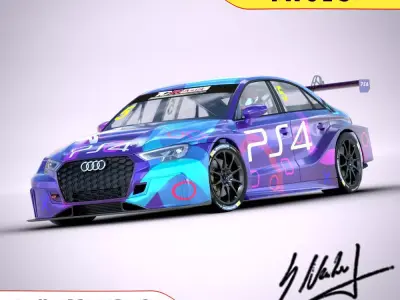 Audi RS3LMS 3D model