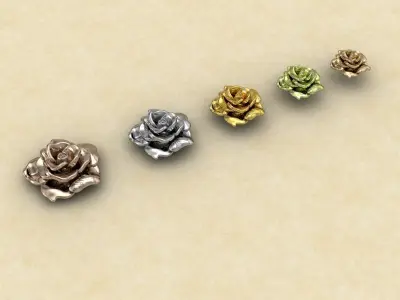 Rose Flower Type2 3D model