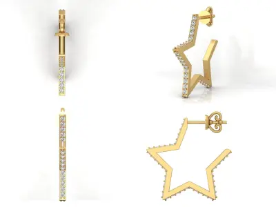 Earrings  ri12 3D print model