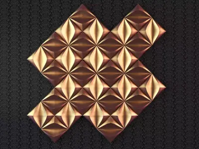 3D WALL PANEL  collection 13 of 14 3D print model