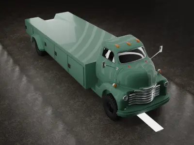 CHEVROLET COE TRUCK 1949 V2 3D print model