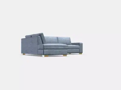 SORVALLEN Corner sofa 3-seat 1 Low-poly 3D model