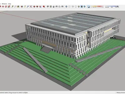 Sketchup Sport - Stadium 107 3D model