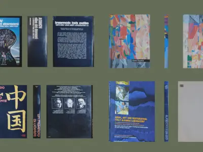 Classics Book Collection V1 Low-poly 3D model