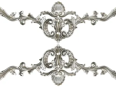 Classic carved 144 3D model