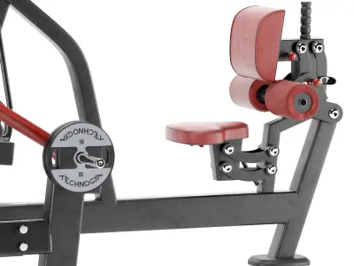 Gym Equipment  FREEWEIGHT SPECIAL SUPER HIGH ROW 3D model