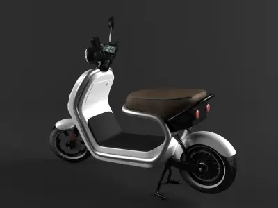 Electric scooter 3D model by 3Logic from CGTrader