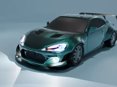 Toyota 86 Rocket Bunny  3D model