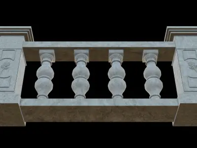 Balustrade V3 3D print model