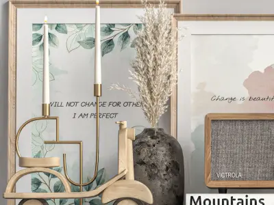 Decorative set 42 3D model