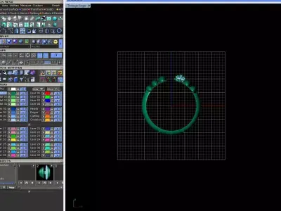 Charming ring resembling gold breath 3D print model