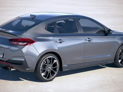 Hyundai i30 fastback N 2019 3D model