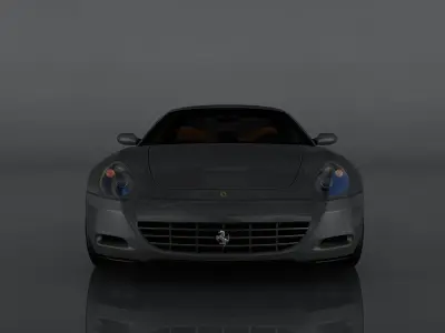 Ferrari 612 Scaglietti Low-poly 3D model