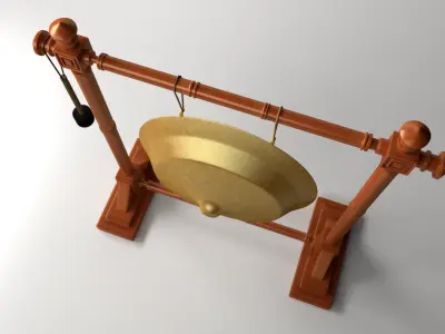 Gongs gong 3D model