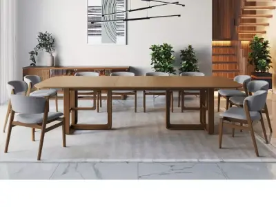 VOGUE DINING TABLE - RUDNICK 3D model
