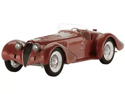 Alfa Romeo 8C 2900V Mille Miglia Roadster 3D model
