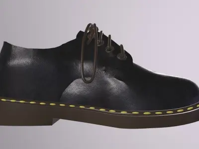 DR MARTENS 1461 SHOES PBR Low-poly 3D model