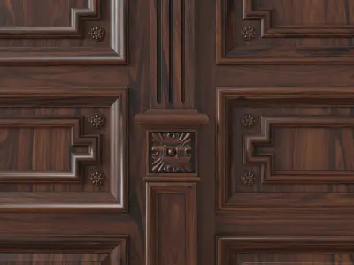 Wooden panel 03 07 3D model