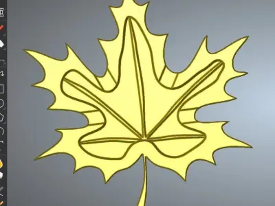 LEAF ASHTRAY Free 3D print model