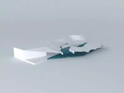 Melong micro hydro power plant Free 3D model