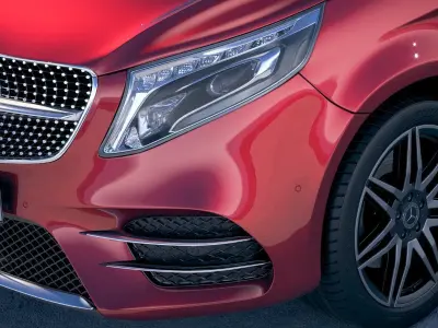 Mercedes-Benz V-Class AMG 2020 3D model