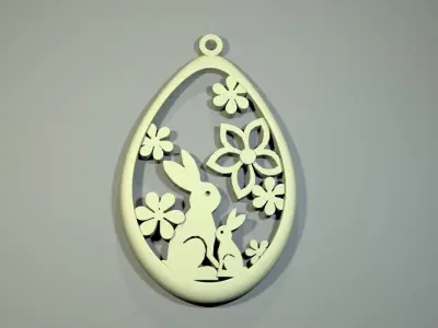 Easter Ornament 3D print model
