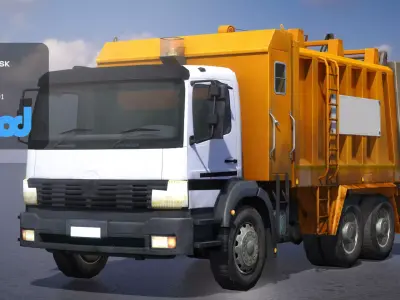 TW Rubbish Truck 001 3D model