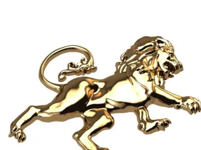 Shape of Lion  3D print model