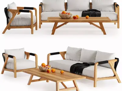 Tuci Outdoor Set 3D model