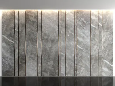 Marble panels 2 3D model