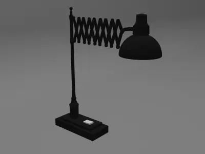 Study Table Lamp 3D model