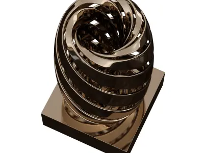 metal decor 3D model