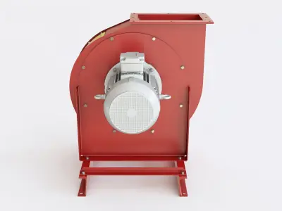 Industrial exhaust snail MH 500 3D model