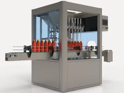 Filling Machine For bottels 3D print model