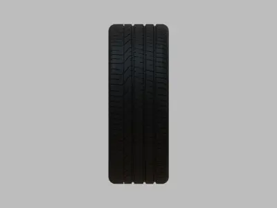 Miniature Enkei PF01 Rim and Tire - 3D Print - No Textures 3D print model